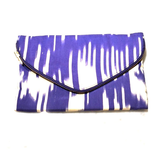 J. Crew Handbags - J Crew Silk Ikat Clutch